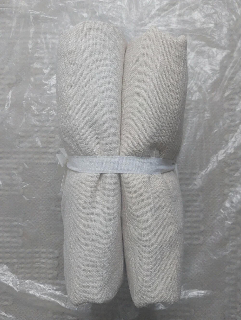 NWT! Quince Cotton Slub Natural Light Filtering Curtains Set Of 2! 48"x84"(T69)_7